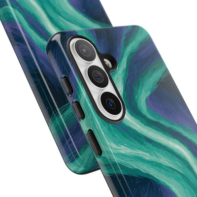 Arctic Aurora Bear · Tough Phone Case for Samsung · Teal
