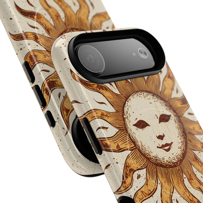 Rustic Solar Mask · Tough+ Phone Case for iPhone · Magsafe