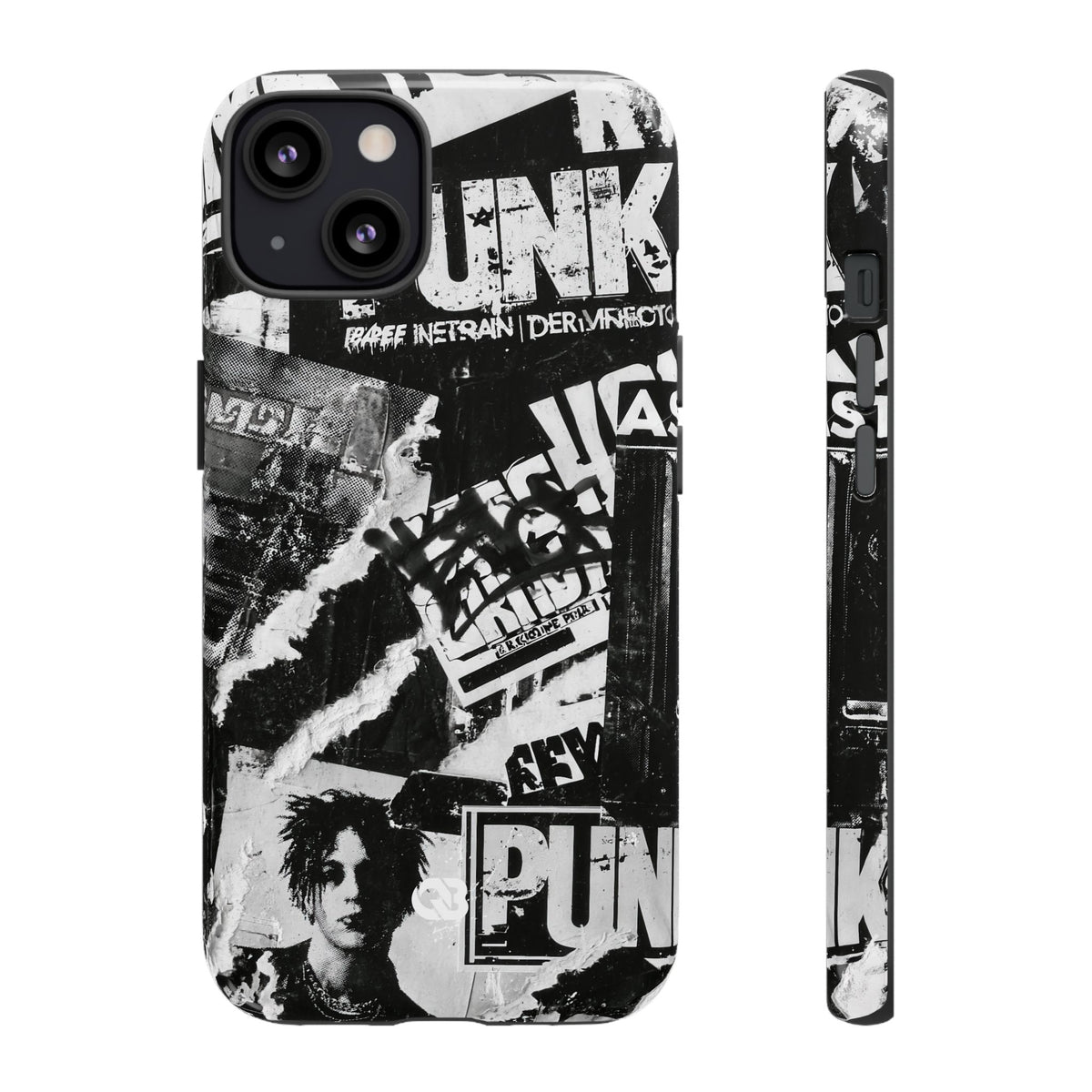 Underground Punk Collage · Tough Phone Case for iPhone · Black