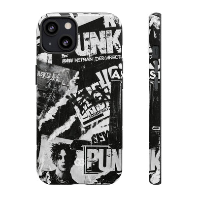 Underground Punk Collage · Tough Phone Case for iPhone · Black