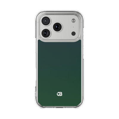 Deep Forest Nocturne · Clear Impact Magnetic Phone Case for iPhone · Green