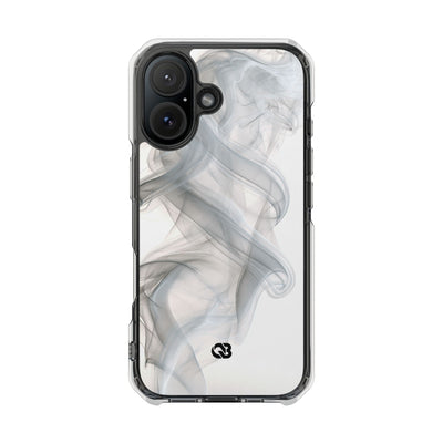 Vapor Noir · Clear Impact Magnetic Phone Case for iPhone ·  White