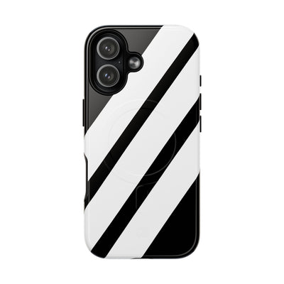 Obsidian White Bars · Tough+ Phone Case for iPhone · Magsafe
