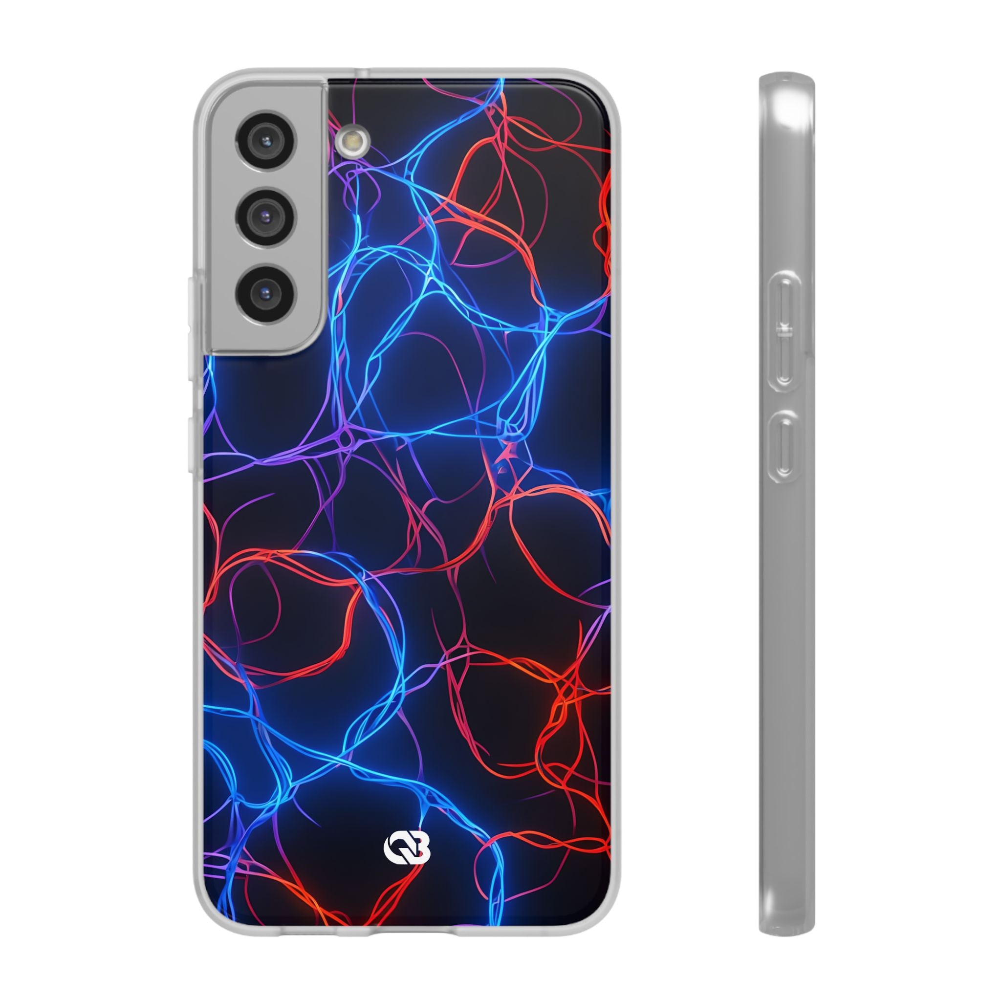Electric Synapse Glow · Soft Handyhülle für Samsung