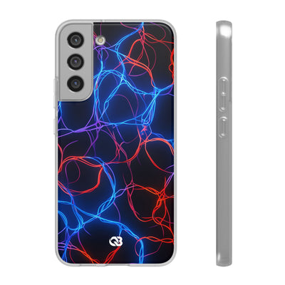 Electric Synapse Glow · Soft Handyhülle für Samsung