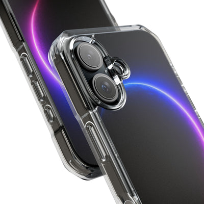 Luminous Eclipse · Clear Impact Magnetic Phone Case for iPhone · Black