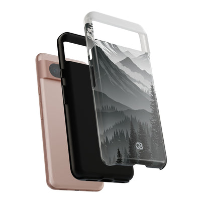 Grey Tough Phone Case for Google Pixel - Granite Ridge Mist