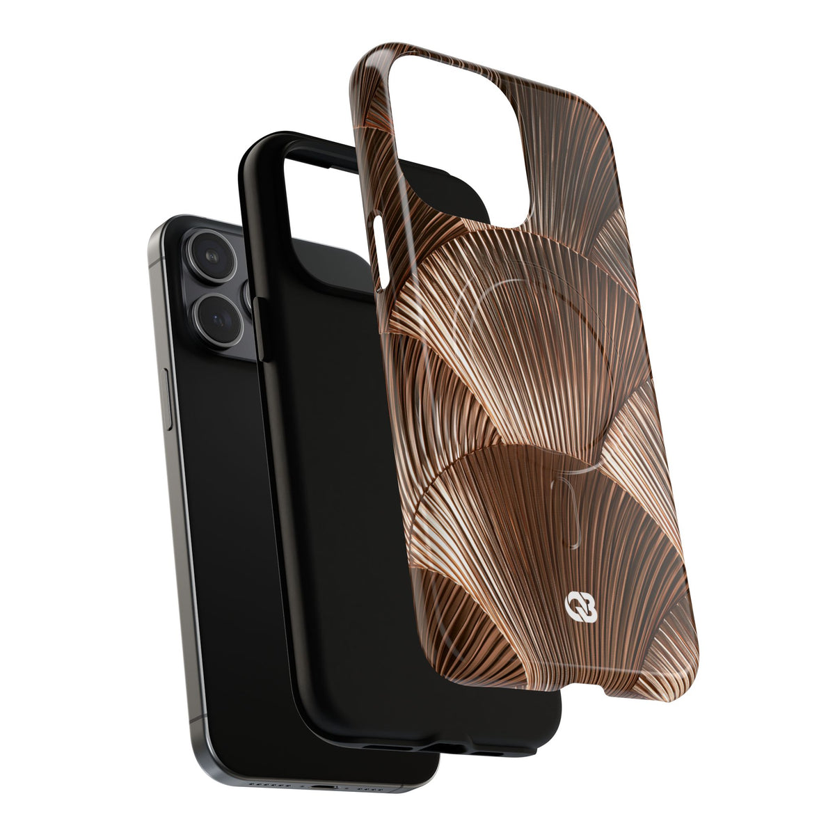 Rose Gilded Fan · Tough 2.0 Magnetic Phone Case for iPhone · Gold