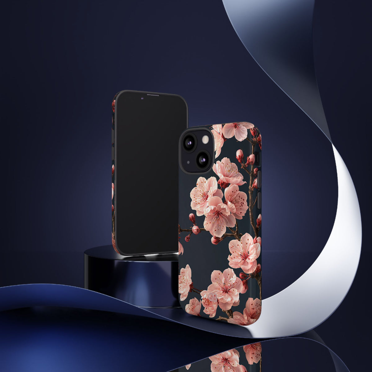 Midnight Sakura Bloom · Tough Phone Case for iPhone · Pink