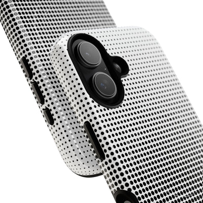Black Tough 2.0 Magsafe Phone Case for iPhone - Obsidian Halftone Flux