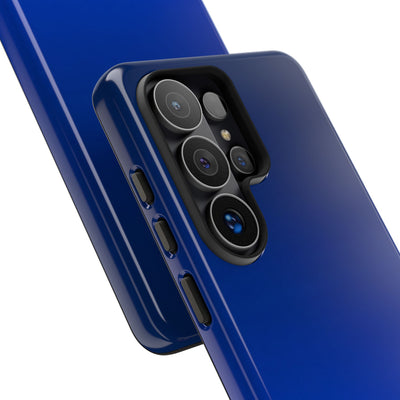 Blue Tough Phone Case for Samsung - Cobalt Depth Shift
