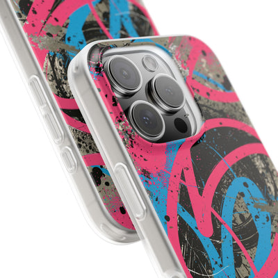 Cyber Splatter Flow · Lite Phone Case for iPhone ·  Pink