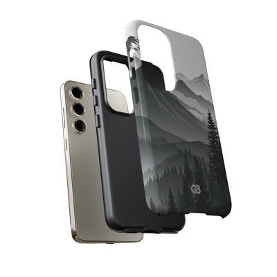 Grey Tough Phone Case for Samsung - Granite Ridge Mist