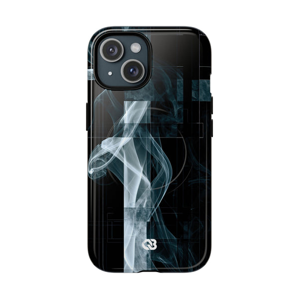 Vapor Grid Study · Tough 2.0 Magnetic Phone Case for iPhone · Black