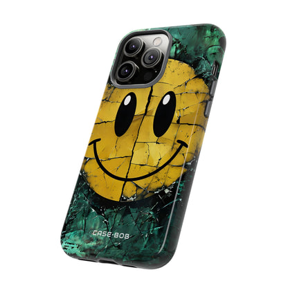 Haljennut Hymiö iPhone 14 Pro Max - Tough suojakotelo