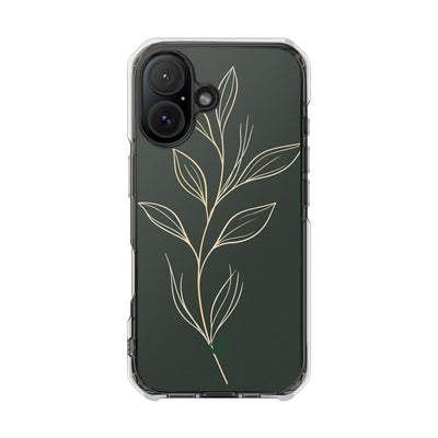 Green Impact MagSafe Phone Case for iPhone - Deep Moss Willow