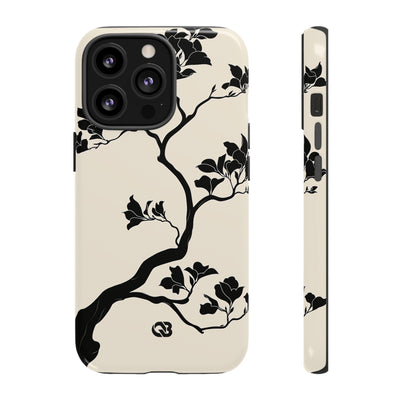 Ebony Magnolia · Tough Phone Case for iPhone · Beige