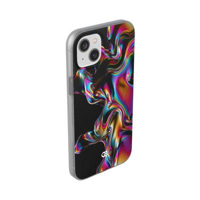 Purple Lite Phone Case for iPhone - Liquid Neon Chrome
