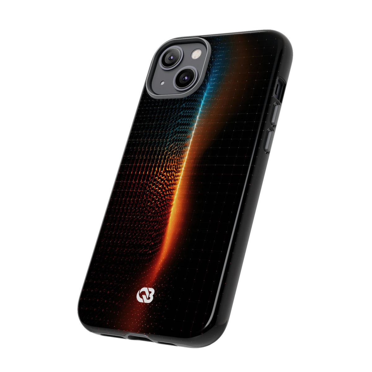 Luminous Refraction Grid · Tough Phone Case for iPhone · Black