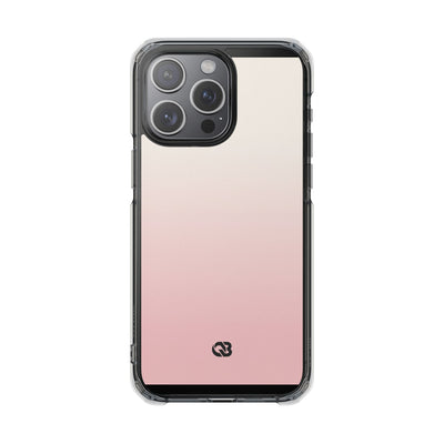 Blush Horizon · Clear Impact Magnetic Phone Case for iPhone ·  Pink