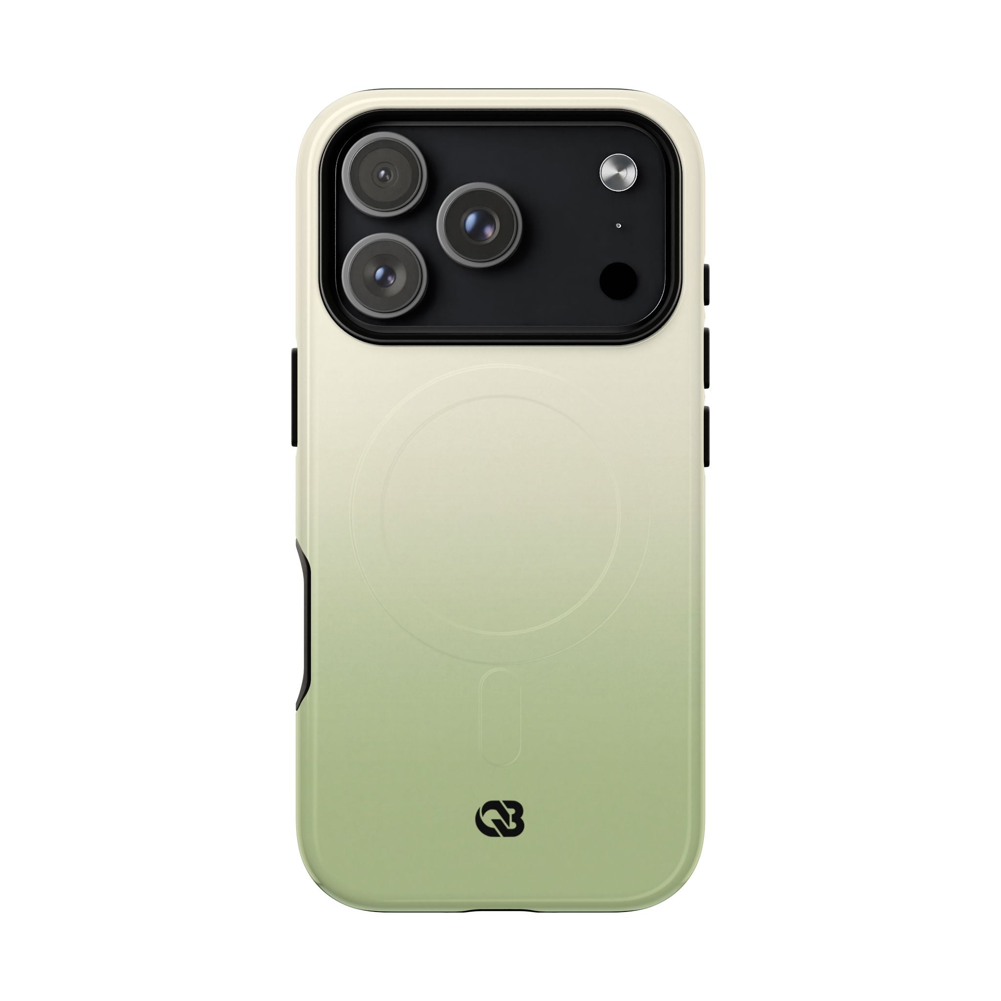 Green Tough 2.0 Magsafe Phone Case for iPhone - Bone Sage Fade