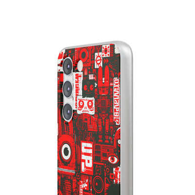 Neo Mecha Collage · Lite Phone Case for Samsung · Red
