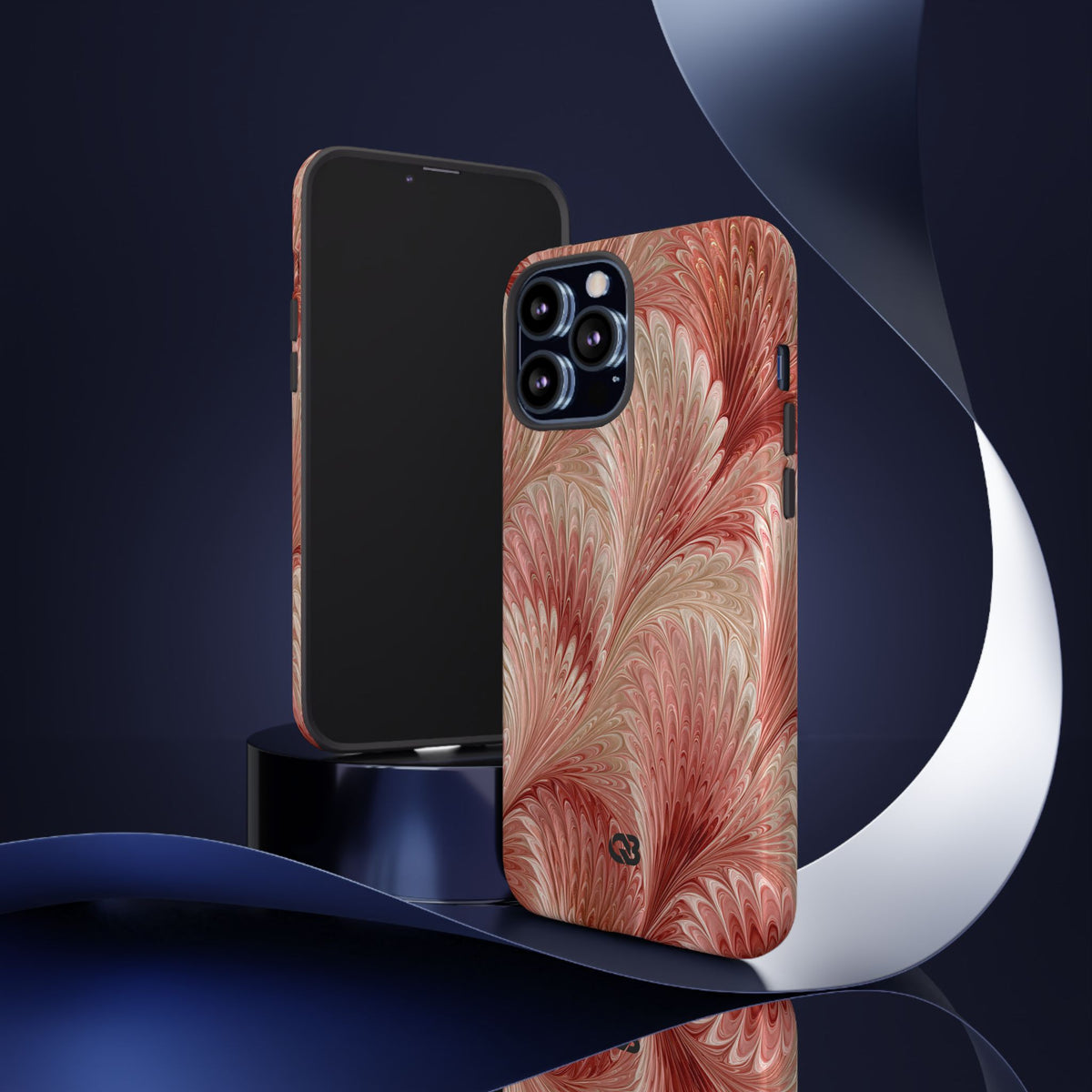 Blush Petal Plume · Tough Phone Case for iPhone · Pink