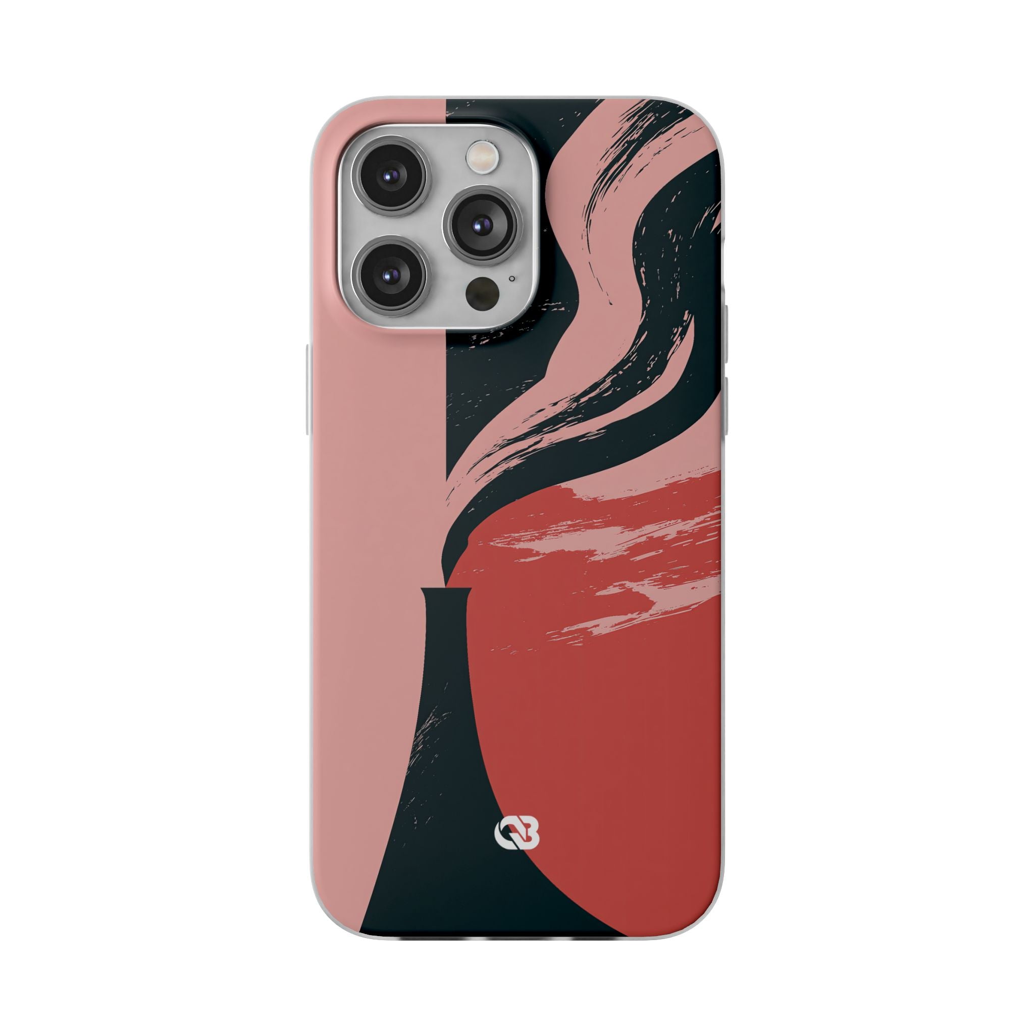 Pink Lite Phone Case for iPhone - Cinder Rose Plume