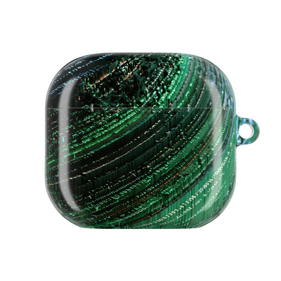 Orbital Data Stream · Hard Case for AirPods & AirPods Pro · Green