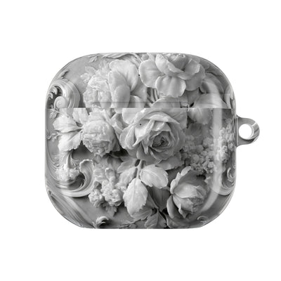 Rococo Marble Rose · Hard Case for AirPods & AirPods Pro · White