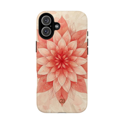 Coral Layered Bloom · Tough Coque de téléphone pour iPhone