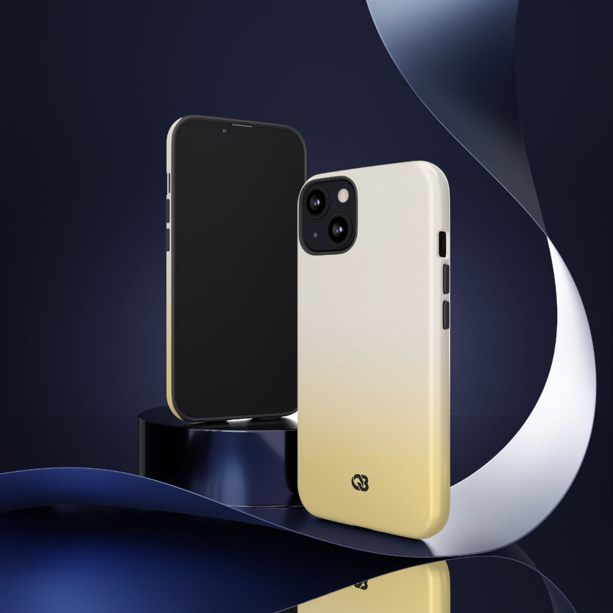 Solar Cream Ombre · Tough Phone Case for iPhone · Yellow