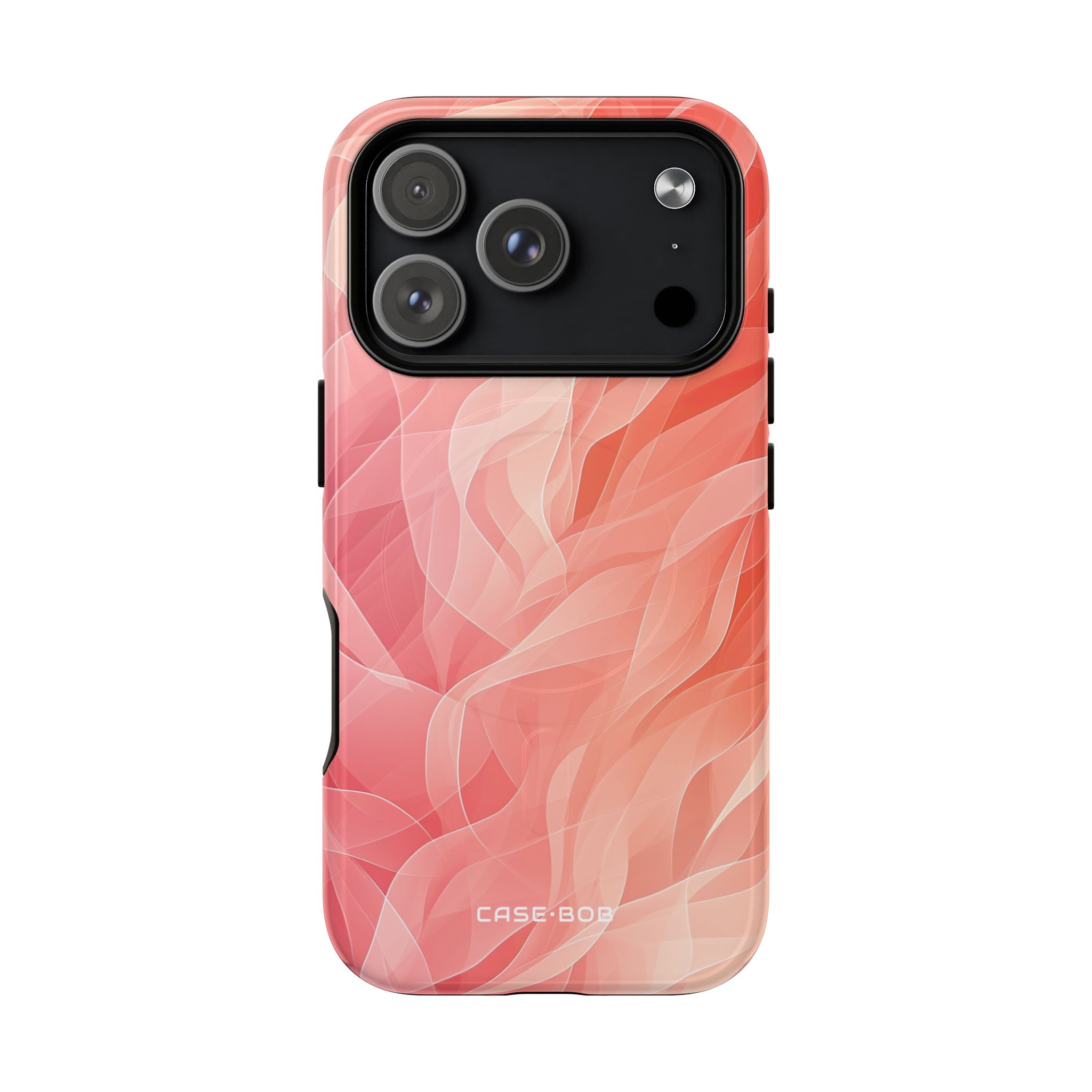 Peach Wave Drift iPhone 17 Pro Case - Tough+ - CASE•BOB