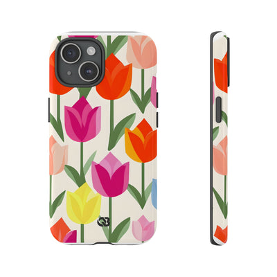 Vibrant Petal Grid · Tough Fundas para teléfono para iPhone