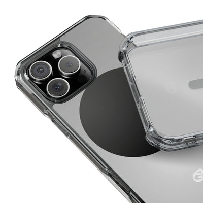 Grey Impact MagSafe Phone Case for iPhone - Matte Onyx Sphere