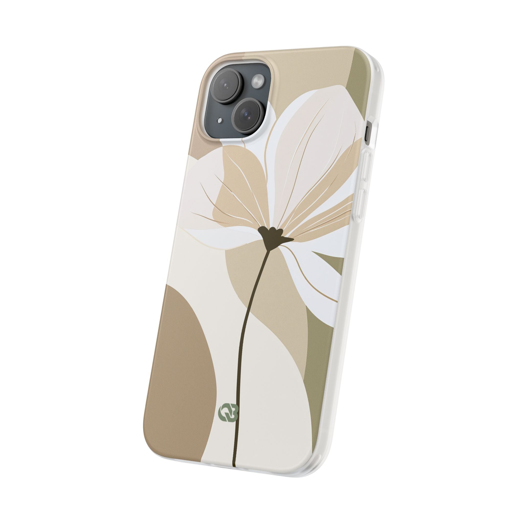 Beige Lite Phone Case for iPhone - Sage Linen Magnolia