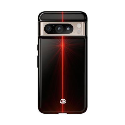 Red Tough Phone Case for Google Pixel - Crimson Flare Vector