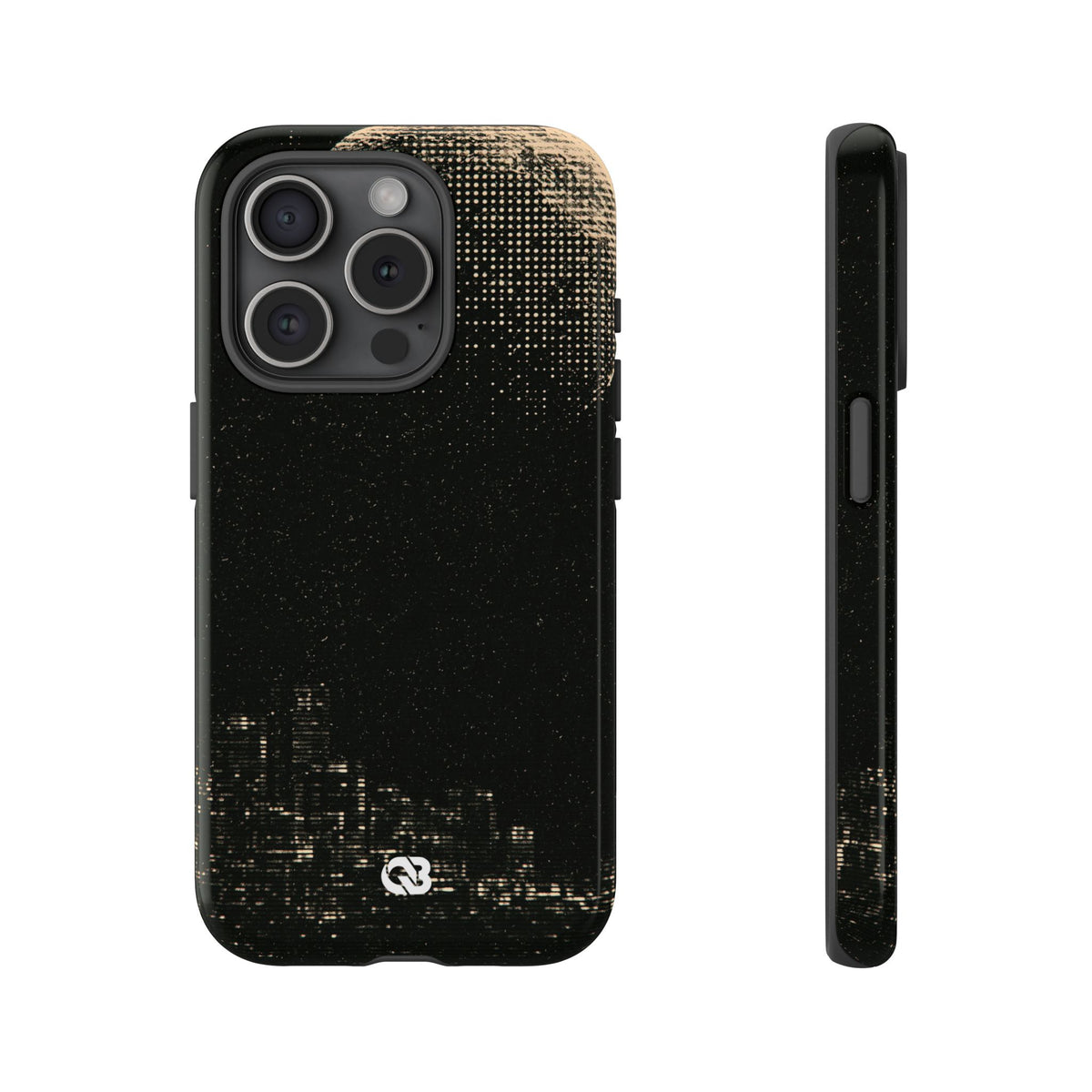 Lunar Metropolis Nocturne · Tough Phone Case for iPhone · Black