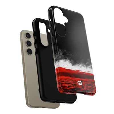 Crimson Void · Tough Phone Case for Samsung · Black
