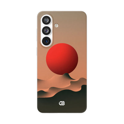 Crimson Sol Ridge · Lite Phone Case for Samsung · Red