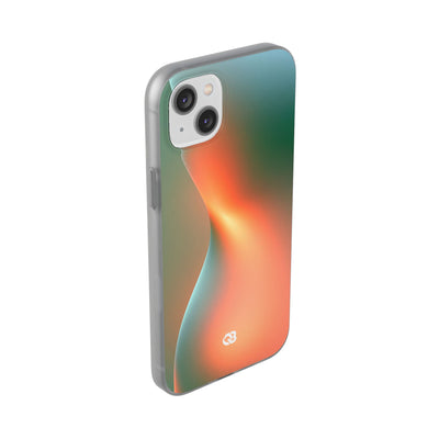 Radiant Contour · Lite Phone Case for iPhone ·  Orange