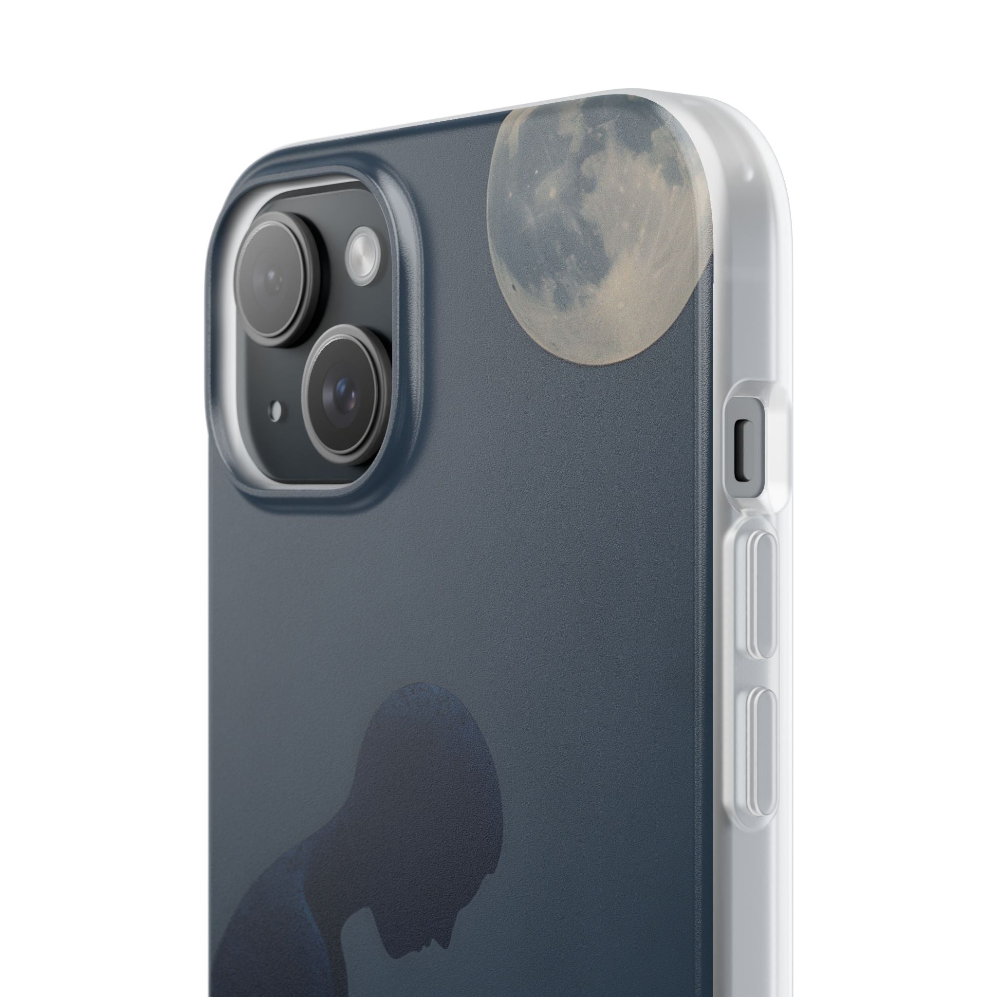 Obsidian Lunar Orb · Soft Phone Case for iPhone