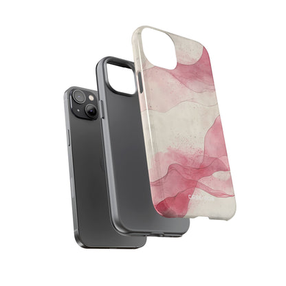 Crimson Waves iPhone 14 Plus Case - Tough