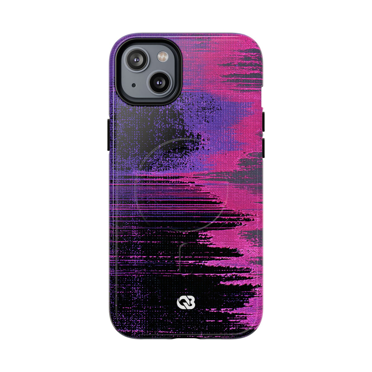 Neon Signal Shift · Tough 2.0 Magnetic Phone Case for iPhone · Purple