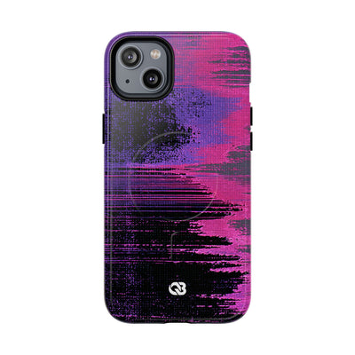 Neon Signal Shift · Tough 2.0 Magnetic Phone Case for iPhone · Purple