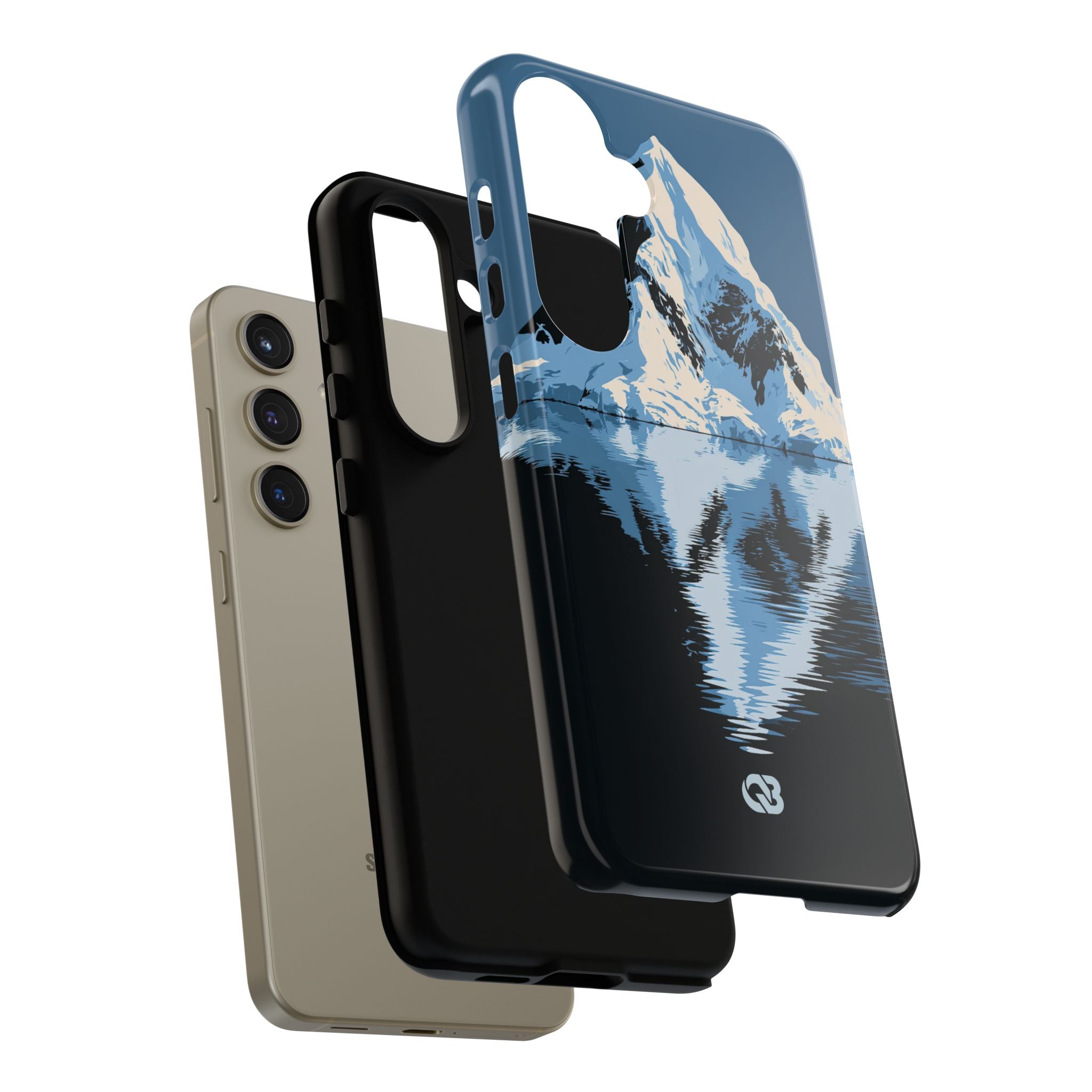 Blue Tough Phone Case for Samsung - Arctic Summit Mirror
