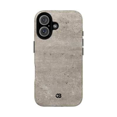 Grey Tough 2.0 Magsafe Phone Case for iPhone - Brutalist Stone Grit