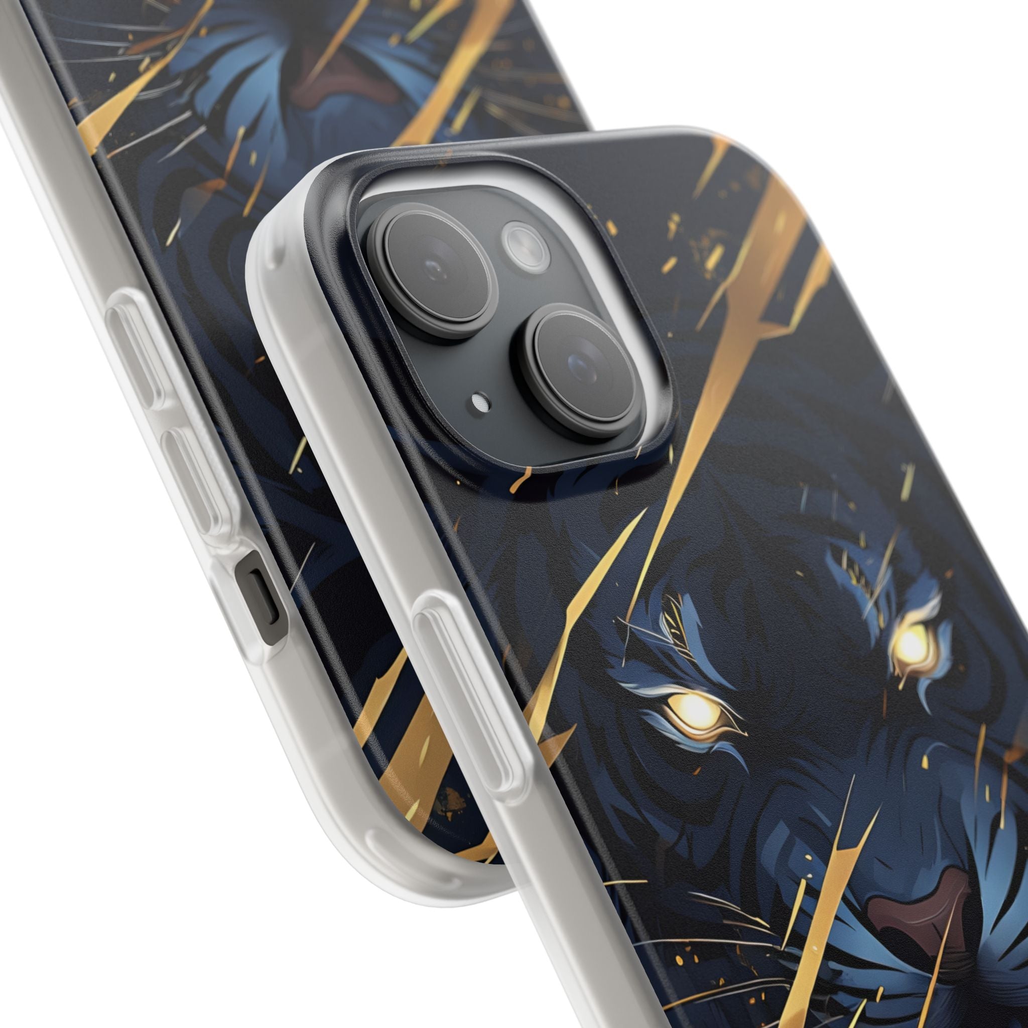 Obsidian Gold Predator · Soft Coque de téléphone pour iPhone