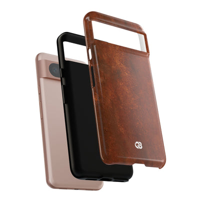Orange Tough Phone Case for Google Pixel - Oxidized Iron Crust