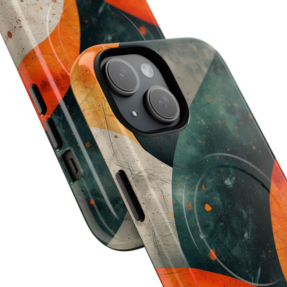 Crimson Wave iPhone 15 Case - Tough+